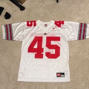 Nike Replica #45 (Katzenmoyer)Ohio State Jersey - White (1997/1998)